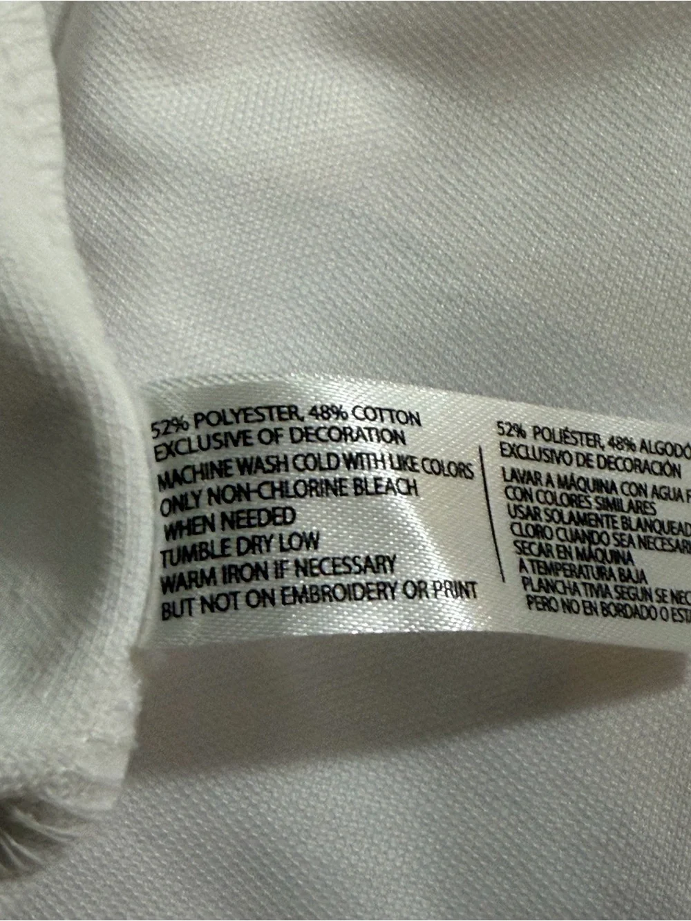 U.S. Polo Assn. White Zip-Front Track Jacket with Black Sleeve Panels